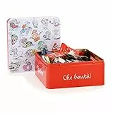 Loacker - Confezione Latta Gnometti Best Of - Mix di Bontà Minis a Base di Cioccolato al Latte, Fondente e Bianco - Merenda, Snack, Dessert - 1 Confezione da 307,5 g