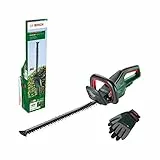 Bosch Home and Garden Tagliasiepi a batteria UniversalHedgeCut 18V-50 (senza batteria, sistema da 18 Volt, lunghezza lama 50 cm, con guanti da giardinaggio XL inclusi, in confezione di cartone)