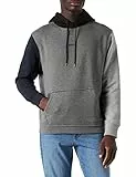 BOSS Wecolourblock Felpa con Cappuccio, Grigio Medio, M Uomo