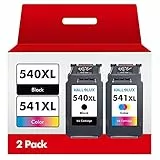 HALLOLUX PG-540XL CL-541XL Cartucce d'inchiostro Sostituzione per Canon 540 541 PG 540 XL CL 541 XL Multipack per Canon TS5150 per Pixma MG3600 MG3650 MX475 MX535 MG3500 MG3550 (Nero e Colore)