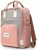 YAMTION Donne Zaino Chic Borsa Scuola Ragazze Borsa Scuola per Computer Portatile 15,6 Pollice Zaini Tempo Libero per Università Scuola Secondaria