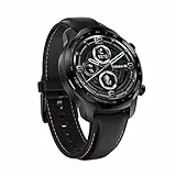TicWatch Pro 3 GPS Smartwatch Unisex, Wear OS by Google, Display a doppio strato 2.0, Batteria a lunga durata, Nero (Shadow Black)