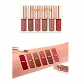 rossetto lunga durata, rossetti, rossetto matte, lipstick matte, Liquida Kit Compleanno Trucco Regalo Rossetti lipstick Lipgloss Makeup, regalo rossetto per cosmetici a lunga durata impermeabile (01)