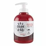 S.O.S Color 6 Go Maschera Colorante Riflesssante e Ravvivante, Rosso, 300 Millilitri