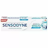 Sensodyne Dentifricio Sensibilità & Smalto, per Denti sensibili, Igiene Dentale Quotidiana, Gusto menta, 75ml