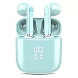 OYIB Cuffie Bluetooth 5.3, Auricolari Bluetooth con 4 Mic, Cuffie Wireless In Ear HiFi Stereo, Ricarica Rápida USB-C, Cuffie Senza Fili IPX7 Cuffiette Bluetooth Controllo Touch, Blu