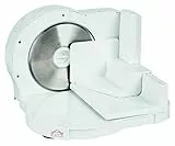 DCG Eltronic AS2455 AS2455-Affettatrice Pieghevole elettrica 150W. Lama Inossidabile di 17cm di Diametro, 150 W, Acciaio, Bianco
