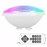 Kingwei RGBW Luci per Piscina 40W Luce per Piscina LED Illuminazione per Piscine PAR56 con Telecomando 12V AC DC Impermeabile IP68 Luci Piscina LED