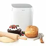 Panasonic SD-ZP2000WXE Macchina per il Pane Automatica 'Croustina', Pane Croccante, 18 programmi, Rivestimento Cestello in Ceramica, Bianco