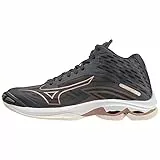 Mizuno Wave Lightning Z7 Mid, Scarpe da Pallamano Donna, Ebony Rose Quietshade, 38 EU