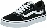Vans Ward, Scarpe Da Ginnastica Uomo, Suede/Canvas/Black/White, 44 EU