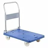 GOTOTOP Carrello per il trasporto, per la manutenzione dei truck Load 360 kg, pieghevole, con pannello per auto in nylon, 90 x 86 x 55 cm, colore: blu