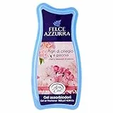 Felce Azzurra Deodorante Ambiente Gel Profumo Talco e Fiori di Ciliegio, 140g