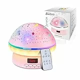 Proiettore Stelle Soffitto Bambini,Lampada Proiettore Bambini 8 Modalità,Luce Notturna Bambini LED 360° Rotazione Dimmerabile con Telecomando,Lampada Stelle Proiettore Bambini,Regalo di Natale