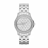 Armani Exchange Orologio a tre lancette da donna, cassa in acciaio inossidabile 36 mm e bracciale in acciaio inossidabile, AX5215