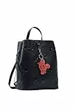 Desigual, BACK_ALL MICKEY SUMY Donna, Nero, Taglia unica