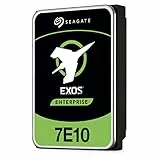 Seagate Exos 7E10, 2TB, Unità disco interna - 3,5” SATA da 6GBit/s, 7.200 giri/min, cache da 256 MB, 2M MTBF, per sistemi classe Enterprise e data center (ST2000NM000B)