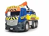 Dickie City Mercedes Actros Action Truck Camion Carroattrezzi 26 cm a Frizione, parti apribili, Luci & Suoni, 3 anni, 203745016