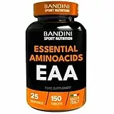 Bandini® EAA Aminoacidi Essenziali 150 Compresse da 1300mg - Con 9 Amminoacidi Essenziali Intra Pre Post Workout - Recupero Muscolare - Essential Amino - Vegan e senza zuccheri