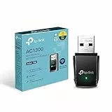 Tp-Link Archer T3U Adattatore Usb Scheda Di Rete, Wireless Dual-Band 1300 Mbps, ‎Porta Usb 3.0, Installazione Semplice, Wpa3, Windows 11/10/8.1/8/7, Mac OS 10.15 e versioni precedenti, Nero