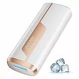 LUBEX Epilatore Luce Pulsata con Funzione di Raffreddamento, 999.900 Flash e 9 Livelli di Energia, 3 Funzioni Avanzate HR/SC/RA, Laser Peli Donna per Donne, Uomo, Viso, Ascelle, Gambe, Corpo