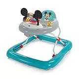 Bright Starts, Disney Baby, Girello multiattività 2 in 1 Topolino - Altezza regolabile e telaio facilmente ripiegabile, 6+ mesi