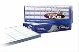 Tico TAB1-0893 Etichette a Modulo Continuo, 89 x 36.2, Bianco, 500 Pezzi