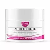 Crema Anticellulite Forte, Professionale AMZ 250ml Crema Corpo Rassodante, Anticellulite Drenante Per Cosce E Glutei, Crema Pancia E Fianchi Ricca Di Estratti Naturali Made In Italy, 1item