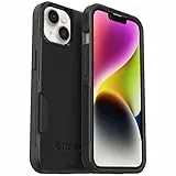 Cover per iPhone 14/iPhone 13 OtterBox Commuter, resistente a shock e cadute, testata 3x vs le norme anti caduta MIL-STD 810G, protezione antimicrobica, Nero, Senza Retail Package