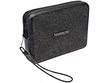 Havaianas Beach Necessaire bag glitter nero da cm 22x16x5