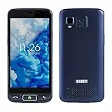 SAIET STS502 Cellulare Smart Senior Per Anziani Tasti Grandi E Lettere Grandi 4G Con Whatsapp Tasto SOS Android OS 10 Blue… (Blue)