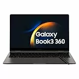 Samsung Galaxy Book3 360 Laptop, Super AMOLED, S Pen, Intel EVO, Intel Core i5-1340P 13th gen, 8GB RAM, 512GB SSD, Windows 11 Home, Grafite (Graphite), 15.6'
