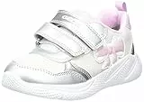 Geox B Sprintye Girl A, Sneakers Bambine e ragazze, Argento/Rosa (Silver/Pink), 23 EU