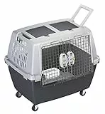 Kerbl Gulliver Touring IATA Scatola da Trasporto, 80 x 58 x 62 cm, Colore: Grigio
