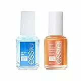 Essie Kit con Base e Top Coat All-in-One & Olio per Unghie e Cuticole, Per Unghie Sane e dal Colore che Dura a Lungo, Risultato professionale fino a 12 Giorni, 13,5 ml+13,5 ml