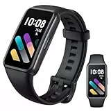 HONOR Band 7 Smartwatch 1.47'' Schermo AMOLED Fitness Tracker Ossigeno nel Sangue, Monitoraggio Generale del Sonno, Cardiofrequenzimetro per Tutto Il Giorno, Tracker attività Impermeabile 5ATM, Nero