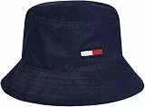 Tommy Hilfiger Cappello da Pescatore Uomo TJM Flag Bucket Hat, Blu (Twilight Navy), Taglia Unica