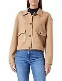 TOM TAILOR Le signore Giacca Blazer con tasche 1032554, 27841 - Soft Light Camel, M