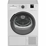 Beko - DRXS737AI - Asciugatrice SLIM a Condensazione con Pompa di Calore, 15 Programmi, 7 kg - Bianco, 59,7 x 53,7 x h84,6 cm