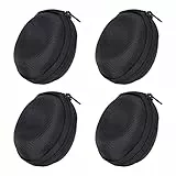 Cabilock Scatola da 4 Pezzi Orologio da Polso Singolo con Orologio E Organizer Protezione Morbida Braccialetto con Cerniera Portatile Custodia Rotonda Adatta per Display Supporto da