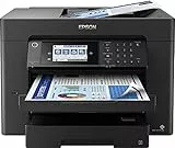 Epson WorkForce WF-7840DTWF, Stampante multifunzione inkjet A3+, ADF fronte/retro per A3 fino a 50 pagine, Velocità 25 pagine