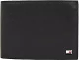 Tommy Hilfiger Portafoglio Uomo Eton con Scomparto Monete, Nero (Black), Taglia Unica