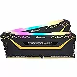 Corsair MEMORIA VENGEANCE DDR4 3200MHZ 32GB 2X16GB DIMM UNBUFFERED 16-20-20-38 XMP 2.0 PRO BLACK TUF GAMING RGB LED BLACK PCB 1.