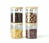 Sageware Barattoli con coperchio, contenitore per cucina, ermetico, impilabili, contenitori per alimenti, contenitori per alimenti, contenitori per alimenti (750 ml)