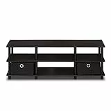 Furinno Mobile Porta TV, Nero (Espresso/Black), Taglia Unica