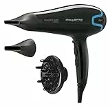 Rowenta CV8730 Infini Pro Asciugacapelli Professionale ad Elevate Prestazioni, Phon per Capelli 2200W, 2 Concentratori, 1 Diffusore e Generatore di Ioni, 5 Combinazioni di Velocità/Temperatura