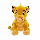 Disney Store peluche ufficiale medio Simba, il Re Leone, 33 cm, personaggio classico in peluche, leoncino con dettagli ricamati e finitura morbida al tatto