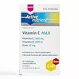 Dr. Thiess Activenutrient Vitamina C Max - Integratore Vitamina C 30 Compresse Bisfasiche - Multivitaminico per il Normale Funzionamento del Sistema Immunitario, con Vitamine e Minerali (C, D e Zinco)