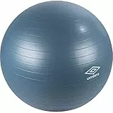 BAKAJI Fitness Ball Grigia, Palla di Stabilità per Pilates, Yoga, Palestra in Casa, Gymball 55 cm Resistente, Sfera Antiscivolo per Esercizio, Anti-Scoppio per Addominali, Riabilitazione, Equilibrio