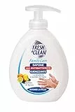 12 x FRESH & CLEAN sapone liquido 300ml. igienizzante con antibatterico